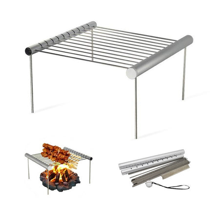 Outdoor Portable Mini Barbecue Rack(1st Generation)-garmade.com