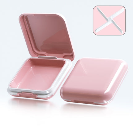 ABS Braces Storage Box Medicine Box(Cherry Blossom Red)-garmade.com