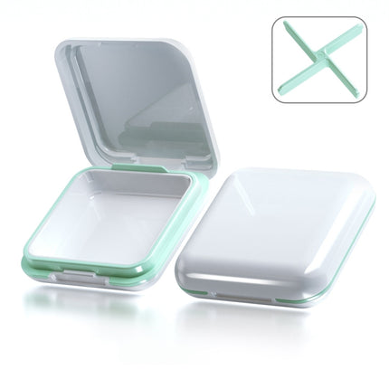 ABS Braces Storage Box Medicine Box(Green Pine White)-garmade.com