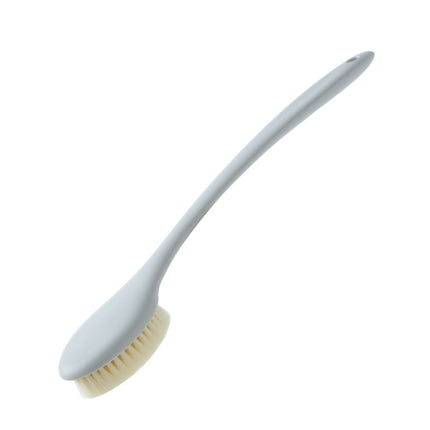 Long Handle Soft Hair Bathing Brush Nylon Hair Massage Brush(Grey)-garmade.com