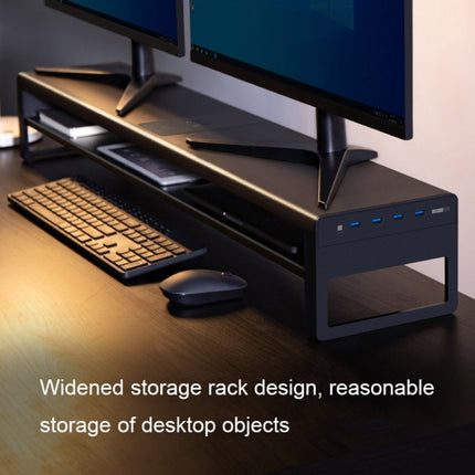 Vaydeer Multifunctional Desktop Widening Monitor Rack, Spec: Drawer Type (No USB)-garmade.com