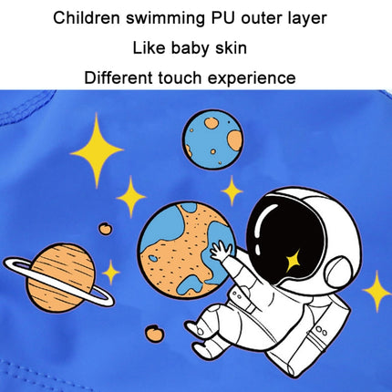 2 PCS Cute Cartoon High Elastic Children PU Waterproof Swimming Cap(Mermaid)-garmade.com