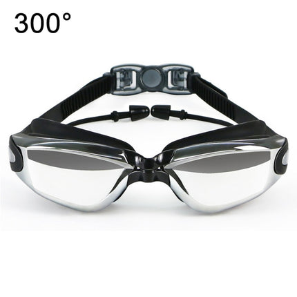 HAIZID HD Anti-fog Waterproof Myopia Swimming Goggles, Color: Myopia 300 Degrees-garmade.com