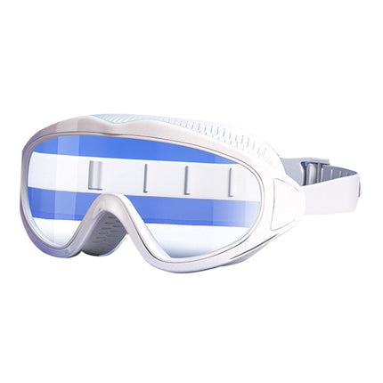 Anti-fog Children Swimming Goggles Comfortable Large Frame Diving Glasses, Color: Milk White-garmade.com