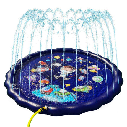 170cm PVC Inflatable Water Spray Pad Children Outdoor Summer Water Toys(Blue Star)-garmade.com