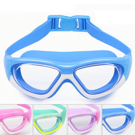 HAIZID Children Large Frame Anti-fog HD Diving Goggles(5020 Pink)-garmade.com