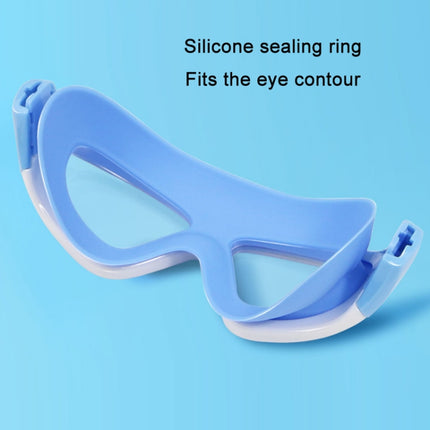 HAIZID Children Large Frame Anti-fog HD Diving Goggles(5020 Blue)-garmade.com