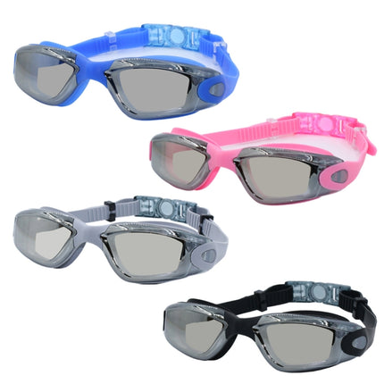 HD Waterproof and Anti-fog Electroplating Swimming Goggles(Pink)-garmade.com