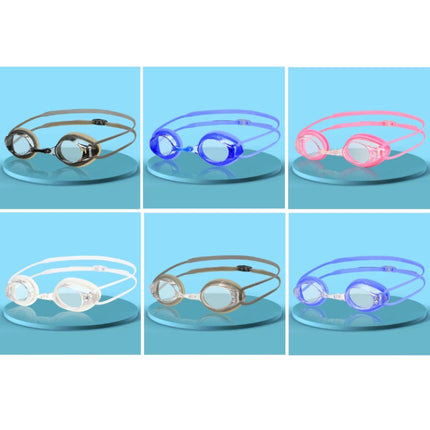 HAIZID 2 PCS Adult Competition Training Transparent Myopia Swimming Goggles, Color: 580 Gray 500 Degrees-garmade.com