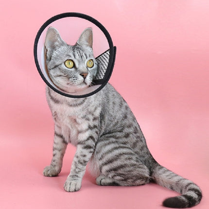 Pet Protective Headgear Cat And Dog Anti-Bite Collar After Cosmetic And Operation, Size: No.7/8cm-garmade.com