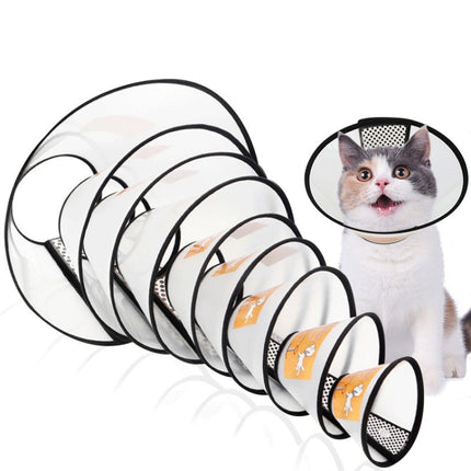 Pet Protective Headgear Cat And Dog Anti-Bite Collar After Cosmetic And Operation, Size: No.6/11cm-garmade.com