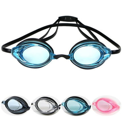 HAIZID 2 PCS Anti-fog Professional Competition Training Swimming Goggles(Transparent Gray)-garmade.com