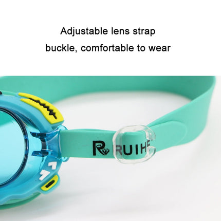 RUIHE 2 PCS Children Cute Cartoon Waterproof Anti-fog Swimming Goggles(Orange)-garmade.com