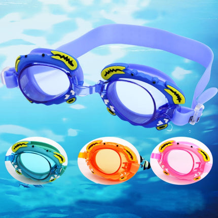 RUIHE 2 PCS Children Cute Cartoon Waterproof Anti-fog Swimming Goggles(Orange)-garmade.com