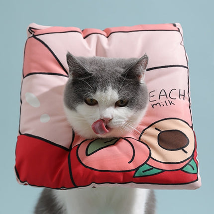 Cat Elizabeth Collar Kitten Anti-licking Collar Head Cover, Size: M(Beverage Box)-garmade.com
