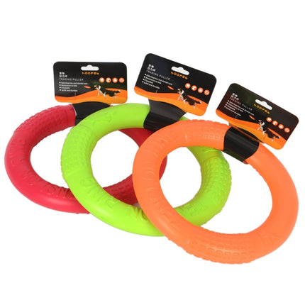Dog Toys Pets Tension Ring Tooth Cleaning Toys, Specification: Orange Small-garmade.com