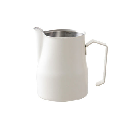 304 Stainless Steel Coffee Pot with Scale, Spec: 500ml (Beige Crane Mouth)-garmade.com