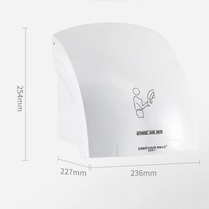 Interhasa 220V Automatic Electric Hand Dryer Mini Induction Hand Drying Machine,Style: Hot and Cold,CN Plug-garmade.com