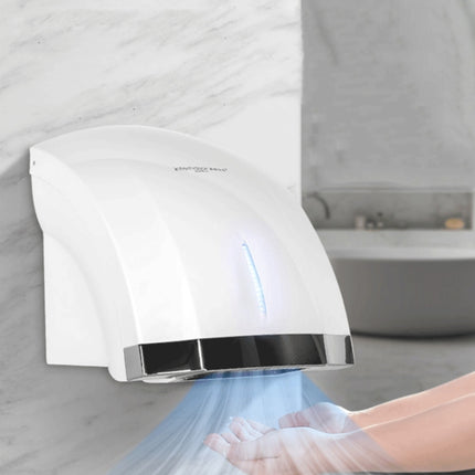 Interhasa 220V 1800W Hot and Cold Switching Electric Hand Dryer,Model: A1002 Silver,CN Plug-garmade.com