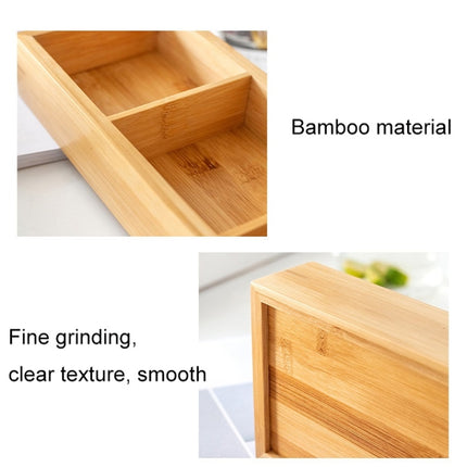Bamboo Dried Food Box Compartment Candy Box Snack Storage Box, Specification: 9 Grids-garmade.com