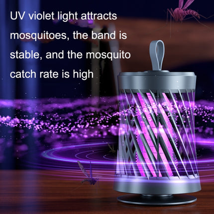 C16 Silent Electric Mosquito Killer Home USB Night Light(Dark Gray)-garmade.com