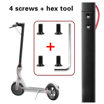 4 Packs Scooter Forehead Pole Connection Fixing Screw For Xiaomi Mijia M365/PRO(Black)-garmade.com