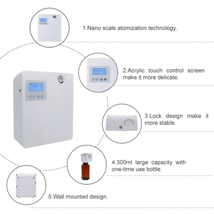 Intelligent Remote Mobile Phone Control Automatic Aromatherapy Machine(EU Plug)-garmade.com