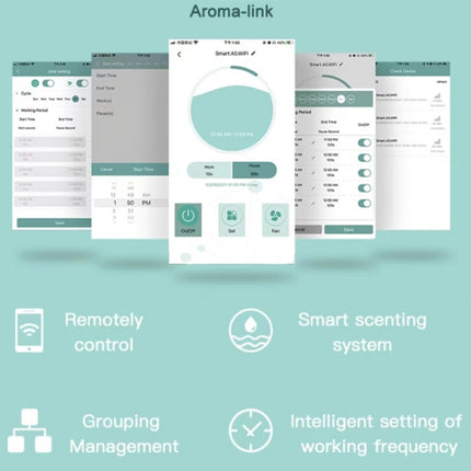 Intelligent Remote Mobile Phone Control Automatic Aromatherapy Machine(UK Plug)-garmade.com
