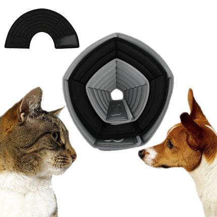 Pet Grooming Anti-Bite Neck Ring, Specification: S(Grey)-garmade.com