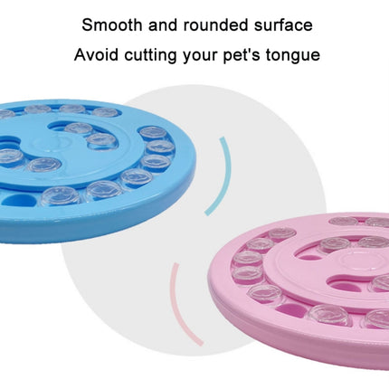 Dog & Cat Relieve Boredom Interactive Toy Puzzle Slow Food Plate, Specification: 30x30cm(Pink)-garmade.com