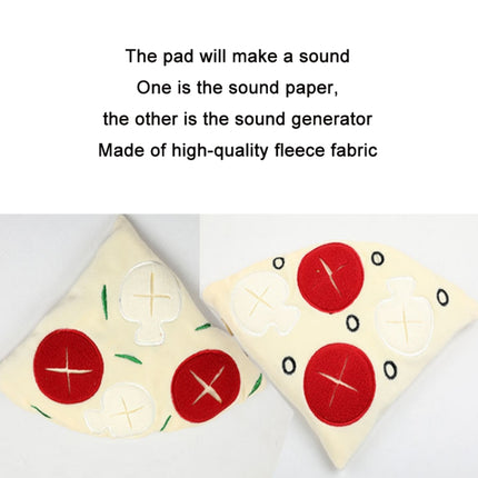 Pet Pizza Sniffing Pad Sound Paper Sound Game Training Pad(51x51x8cm)-garmade.com