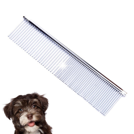 5 PCS Stainless Steel Pet Comb Pet Hair Comb, Specification: L-garmade.com