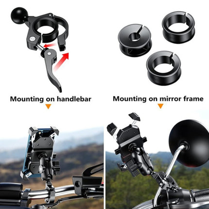 Motorcycle Bicycle Mobile Phone Bracket Fixed Base(17mm Ball Head)-garmade.com