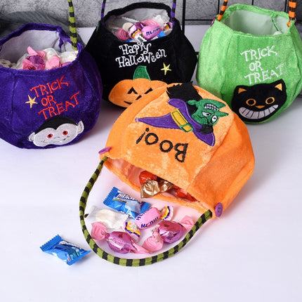 Candy Bags Children'S Gift Cloth Bag For Halloween(Pumpkin)-garmade.com