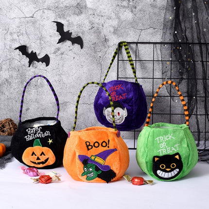 Candy Bags Children'S Gift Cloth Bag For Halloween(Black Cat)-garmade.com