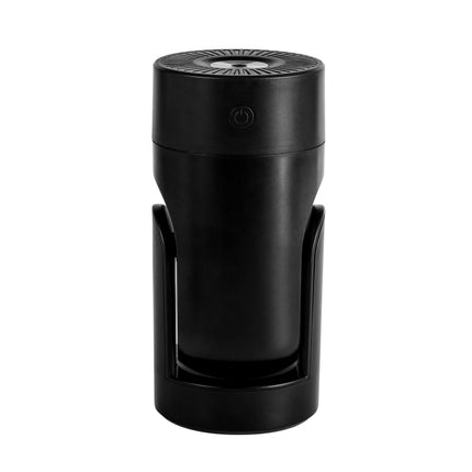 L09 USB Plug-in Rotating Colorful Night Light Humidifier(Black)-garmade.com