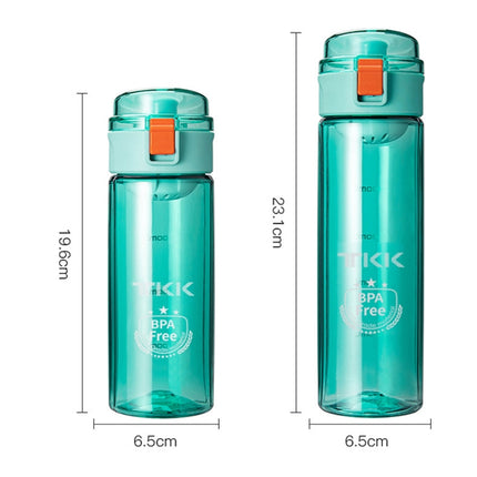TKK TKK1001 Large Capacity Portable Plastic Water Cup, Capacity: 400ml(Blue)-garmade.com
