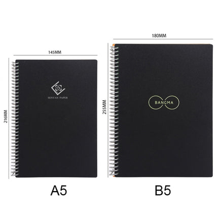 KCA02 Erasable Waterproof Coil Notebook, Spec: A5 Square-garmade.com