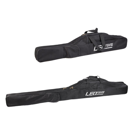 LEO 27746 Folding Fishing Rod Bag Long Fishing Gear Soft Bag, Length: 1.5m Army Green-garmade.com