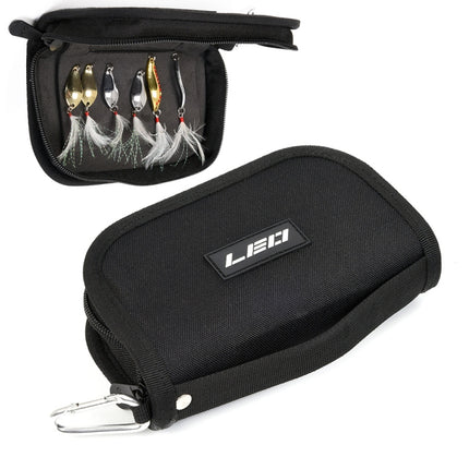 LEO 27885 Luya Sencerbag Portable Fish Hook Fishing Gear Package(Black)-garmade.com