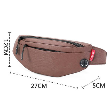 TINYAT T2003 Outdoor Sports Nylon Waterproof Mobile Phone Waist Bags(Epithelium Brown)-garmade.com