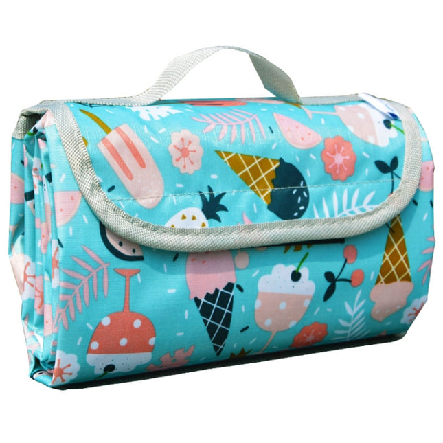 Spring Outing Portable Moisture-proof Picnic Mat Outdoor Tent Campground Mat, Size: 200x200cm(Blue)-garmade.com