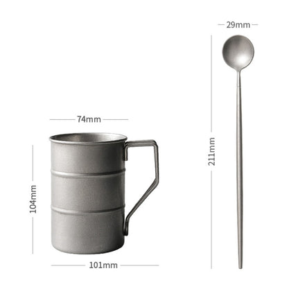 304 Stainless Steel Outdoor Picnic Camping Water Cup, Spec: Retro-garmade.com