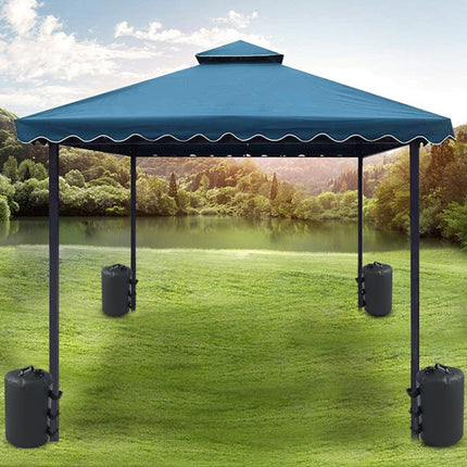 Water And Sand Multi-Function Tent Windproof Fixed Water Bag, Size: 18x28cm(Black)-garmade.com