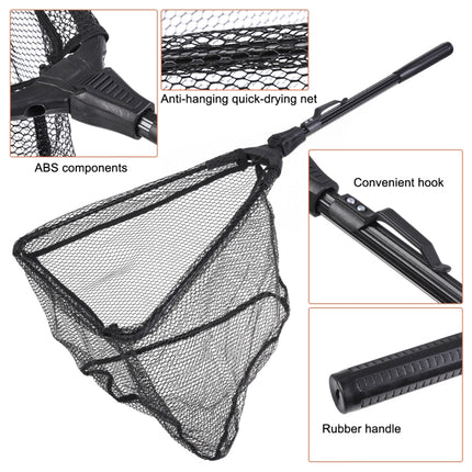 LEO 28036 Single Triangle Composite Net Portable Outdoor Fish Net, Size: 40x40cm-garmade.com