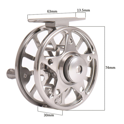 LEO 27760 LEO AL75 Aluminum Alloy CNC Flying Fishing Wheel(Swap Left and Right Hand)-garmade.com