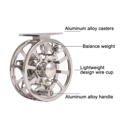 LEO 27760 LEO AL75 Aluminum Alloy CNC Flying Fishing Wheel(Swap Left and Right Hand)-garmade.com