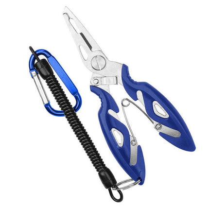 2 PCS Lure Fishing Pliers Hook Picker Lure Pliers + Anti-lost Rope(Blue)-garmade.com