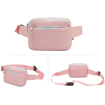 TINTAT T2016 Casual Lightweight Mini Sports Phone Waist Bag(Pink)-garmade.com