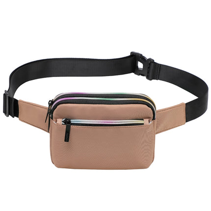 TINTAT T2016 Casual Lightweight Mini Sports Phone Waist Bag(Coffee)-garmade.com